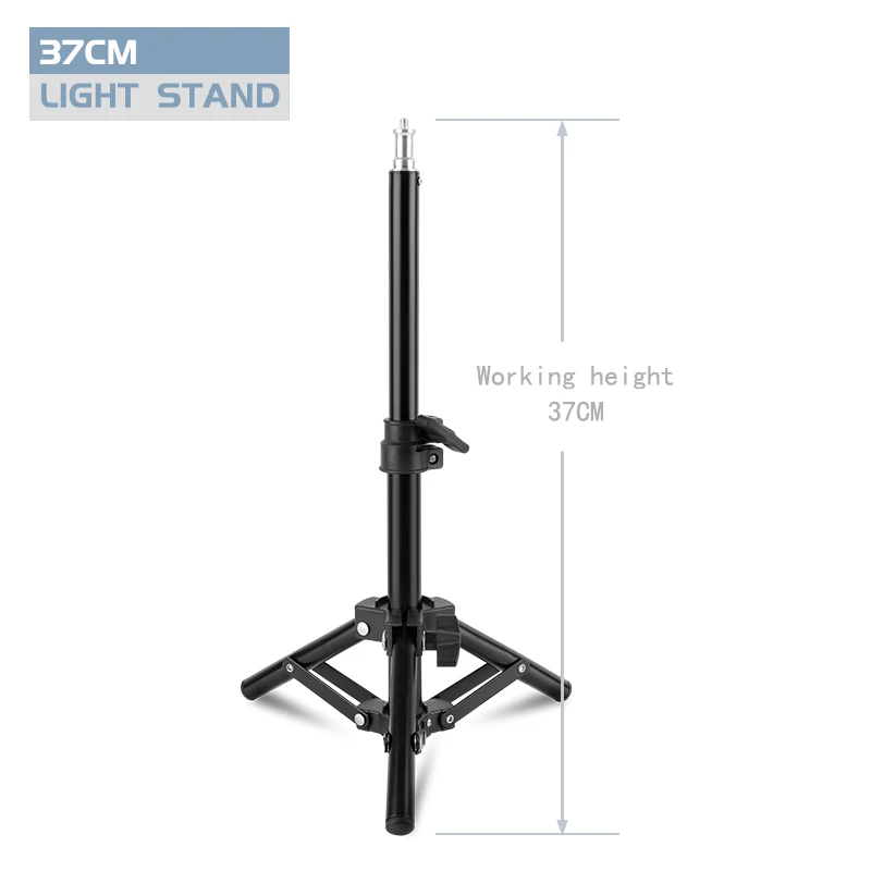 37/68/100/150/1901/4 Screw Head Photography Selfie Portable Light Tripod Stand Trepied Smartphone For Mini Photo Studio
