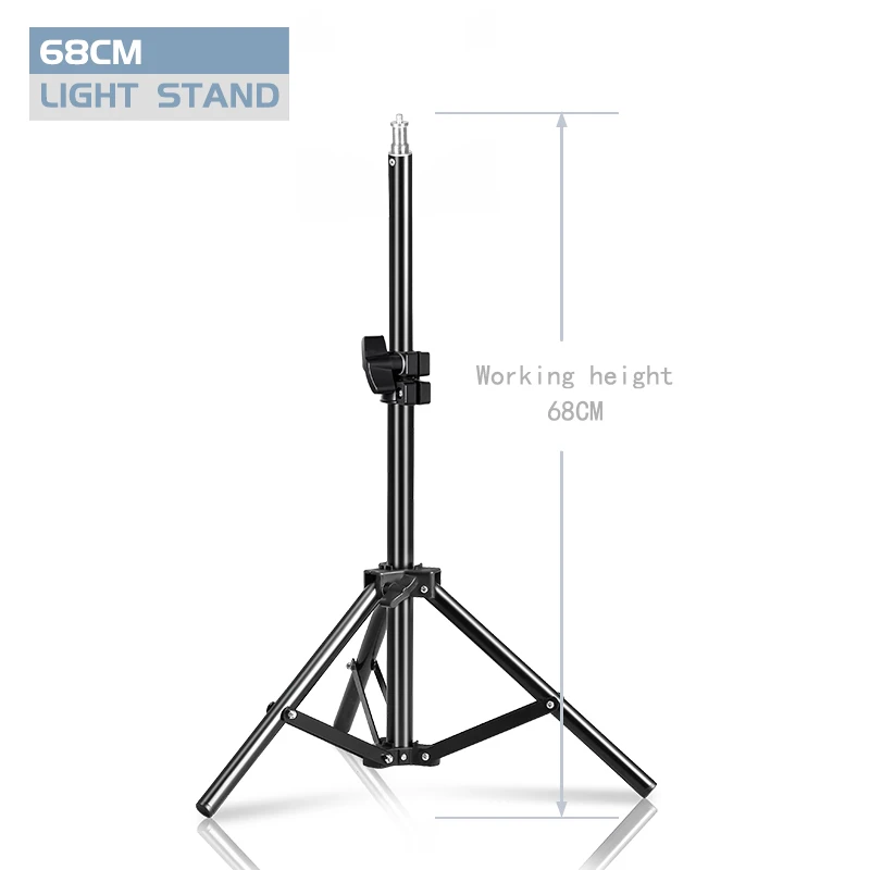 37/68/100/150/1901/4 Screw Head Photography Selfie Portable Light Tripod Stand Trepied Smartphone For Mini Photo Studio
