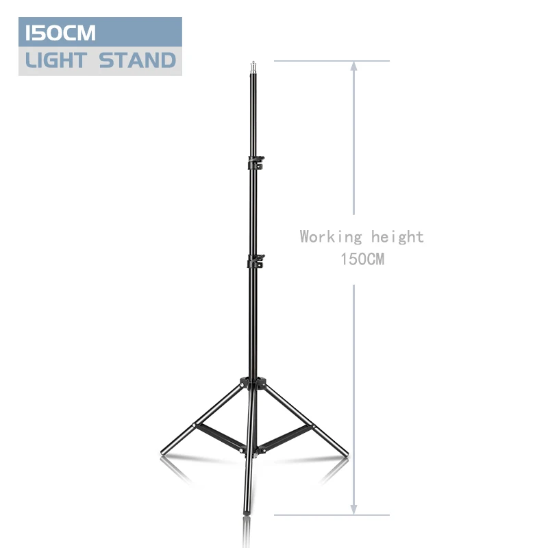 37/68/100/150/1901/4 Screw Head Photography Selfie Portable Light Tripod Stand Trepied Smartphone For Mini Photo Studio