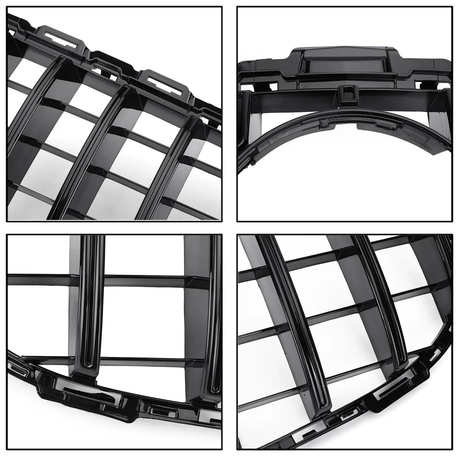 Artudatech 2015-2018 for Benz C class W205 C250 C300 C43 GTR Style Front Bumper Grill Replacement Grille Generic