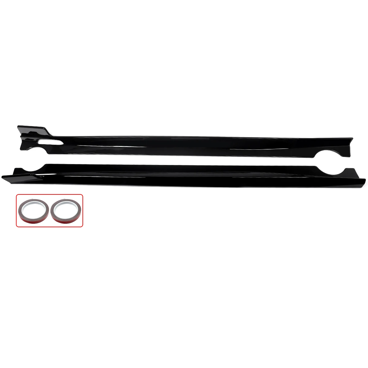 For BMW X7 G07 M Sport 2019-2024 Gloss Black Body Kits Side Skirts Extension Lip