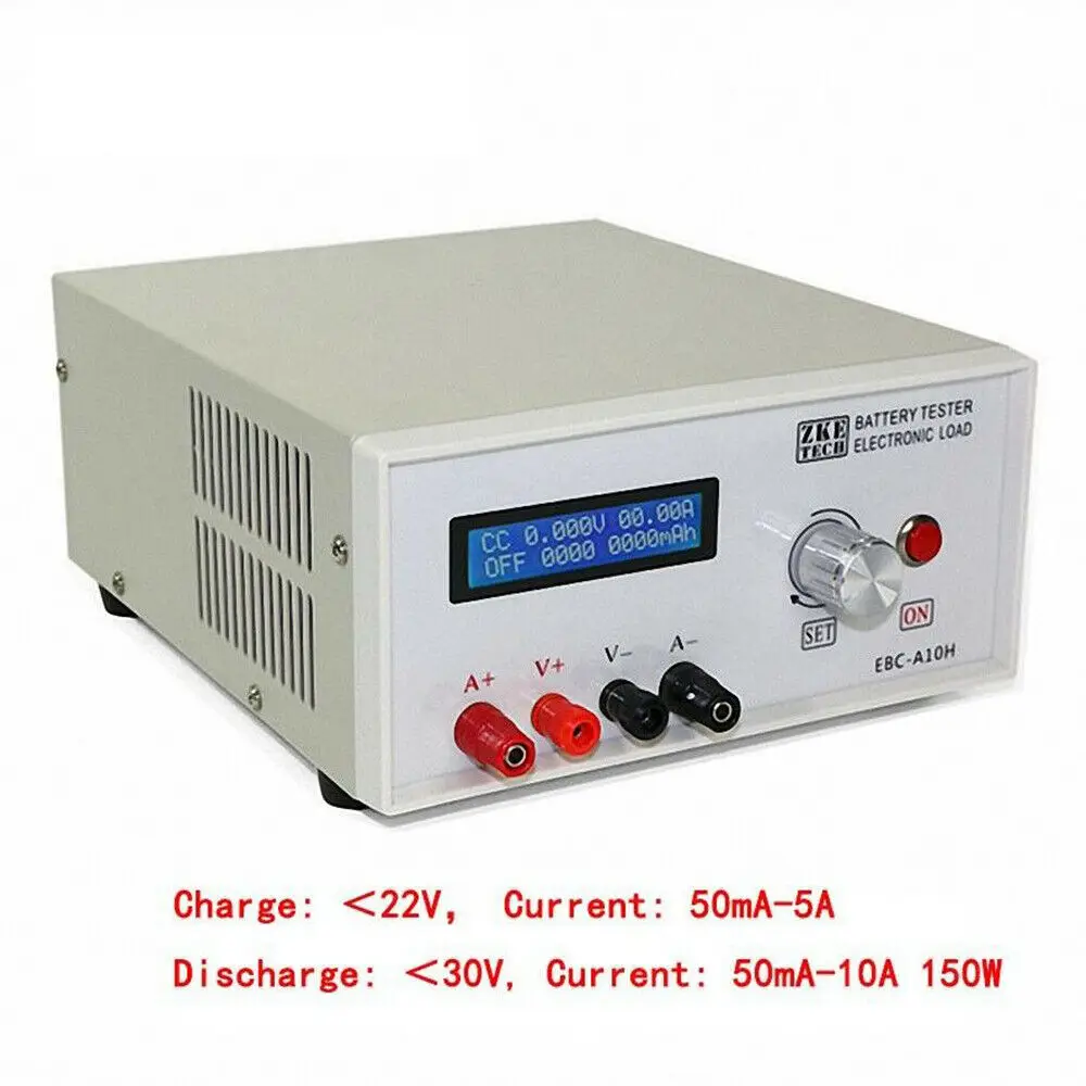 Multifunction Battery Capacity Tester EBC-A10H Electronic Load Tester DC Power Supply Test Battery Current Voltage Test