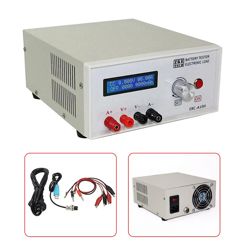 Multifunction Battery Capacity Tester EBC-A10H Electronic Load Tester DC Power Supply Test Battery Current Voltage Test