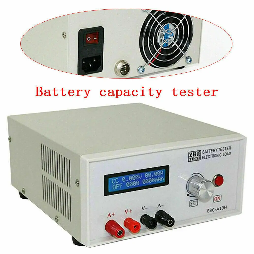 Multifunction Battery Capacity Tester EBC-A10H Electronic Load Tester DC Power Supply Test Battery Current Voltage Test