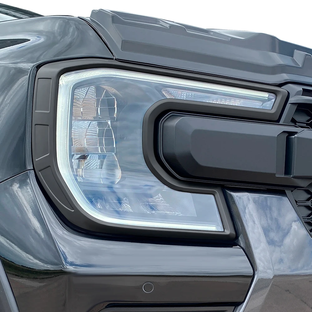 Headlights Head Lights Cover For Ford Ranger Raptor 2023 2024 Next Gen Accessories Car Styling