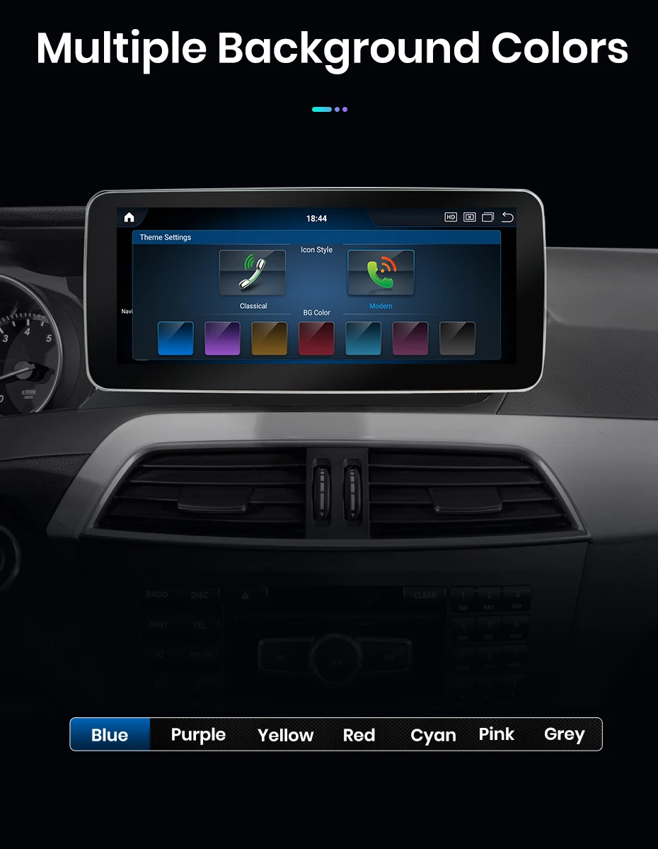 Junsun KSW Qualcomm 665 CarPlay For Apple Car Radio Multimedia For Mercedes-Benz C Class W204 S205 C204 2007-2018 4G WiFi Stereo