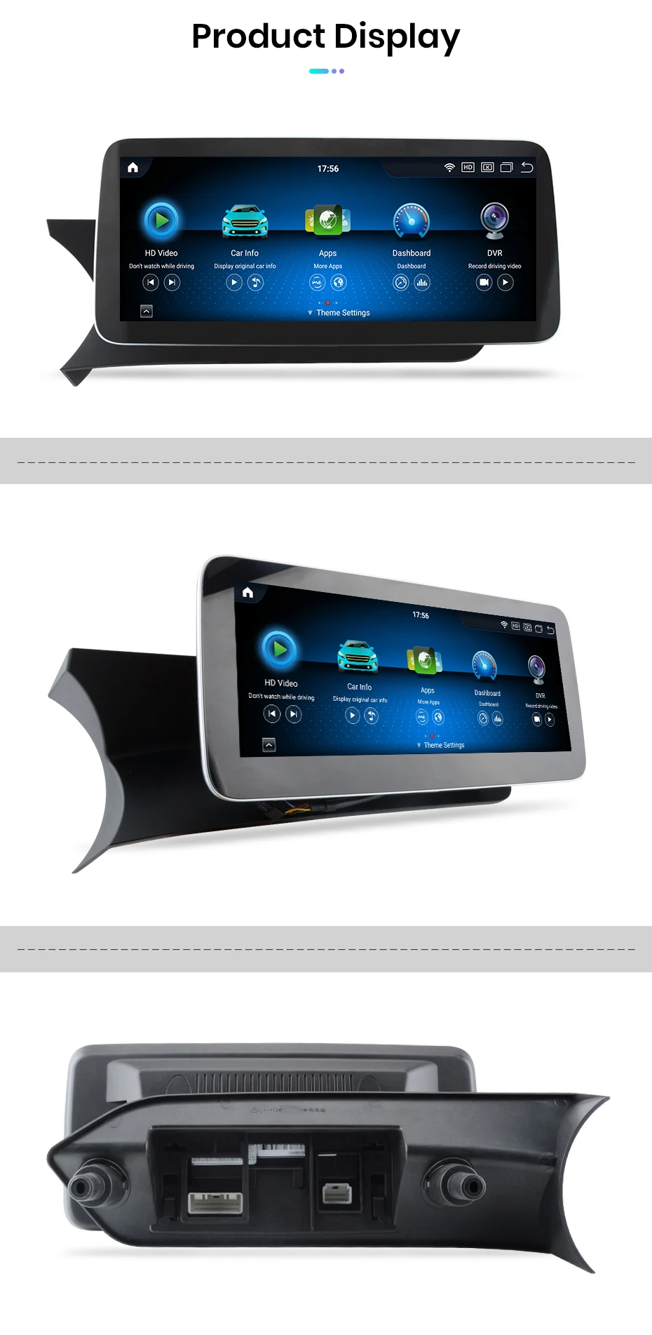 Junsun KSW Qualcomm 665 CarPlay For Apple Car Radio Multimedia For Mercedes-Benz C Class W204 S205 C204 2007-2018 4G WiFi Stereo