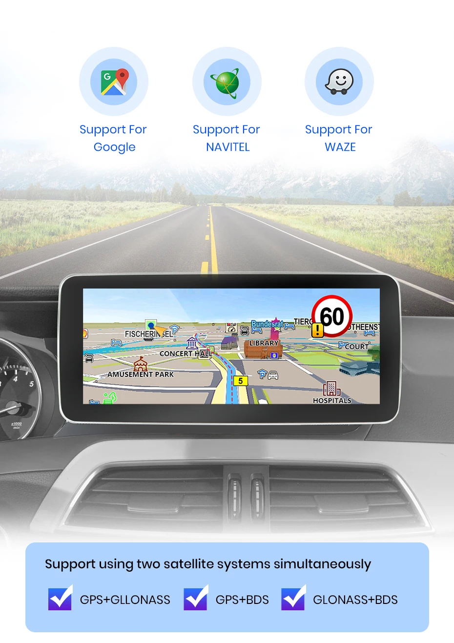 Junsun KSW Qualcomm 665 CarPlay For Apple Car Radio Multimedia For Mercedes-Benz C Class W204 S205 C204 2007-2018 4G WiFi Stereo