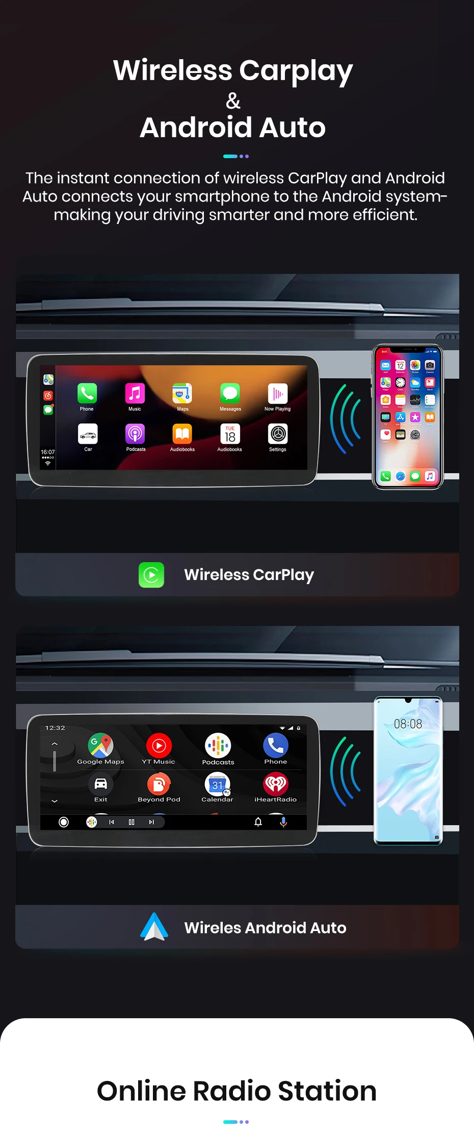 Junsun KSW Qualcomm 665 CarPlay For Apple Car Radio Multimedia For Mercedes-Benz C Class W204 S205 C204 2007-2018 4G WiFi Stereo