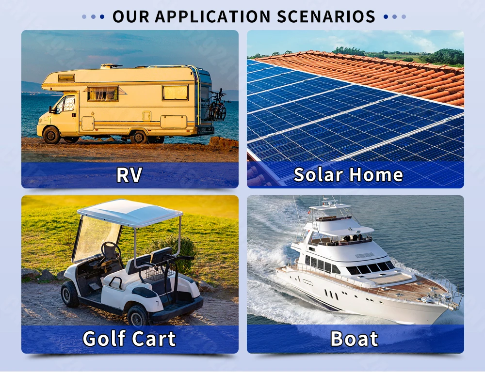 3.2V Lifepo4 Battery 105AH Brand New Lithium Iron Phosphate Cell DIY 12V 24V 48V for Camping Boat Golf Cart RV EV Forklift