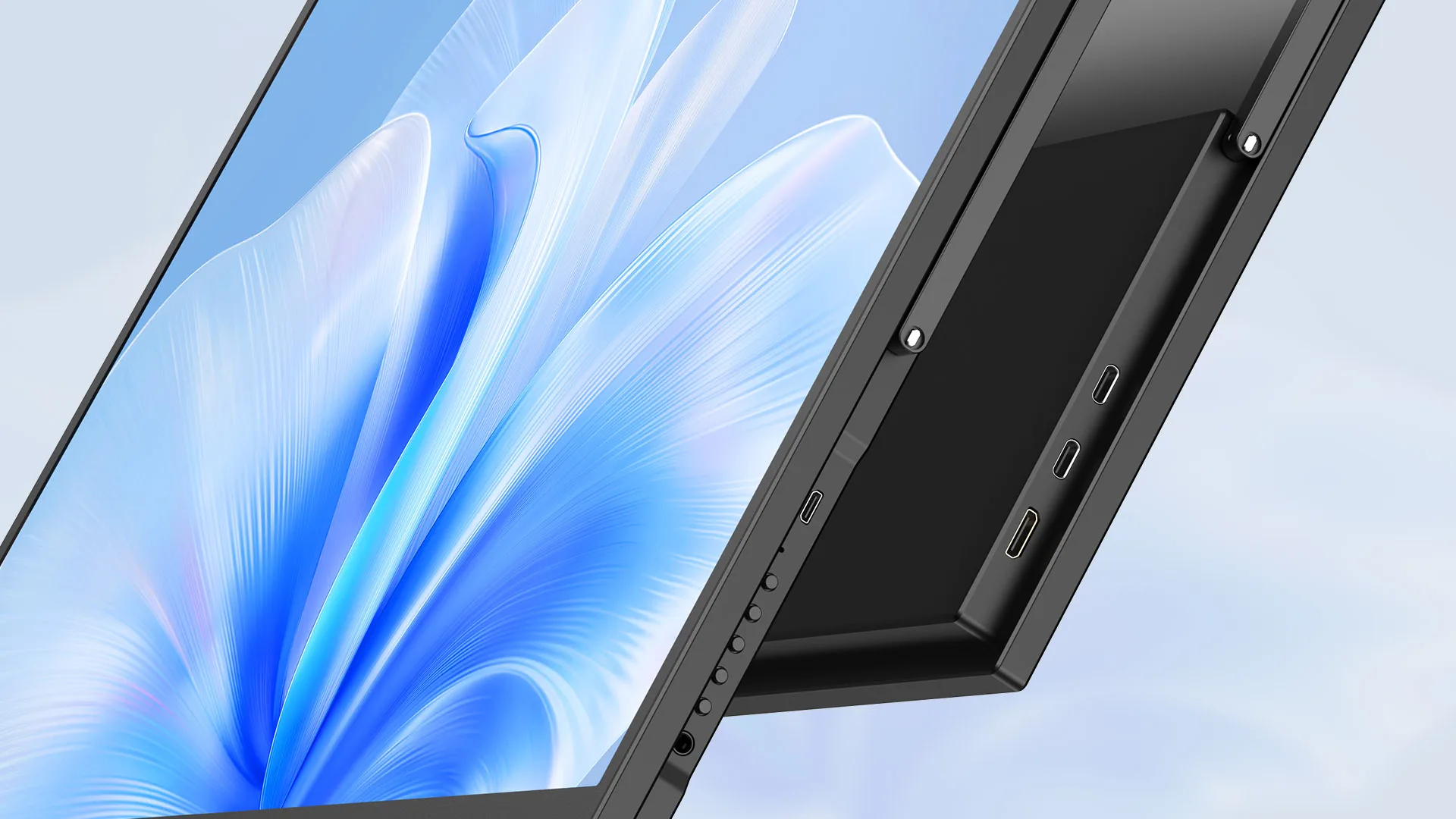 UPERFECT 22 Inch Computer Display Monitor 2K QLED 1440P 137%sRGB QHD Screen With Kickstand For Laptop PC Mac Phone PS5 Game Console