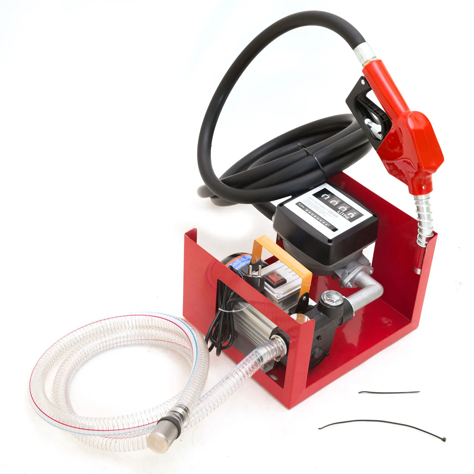 550W 60L/min Dieselpumpe Zählwerk Heizölpumpe Diesel Tankstelle Mit Schlauch
