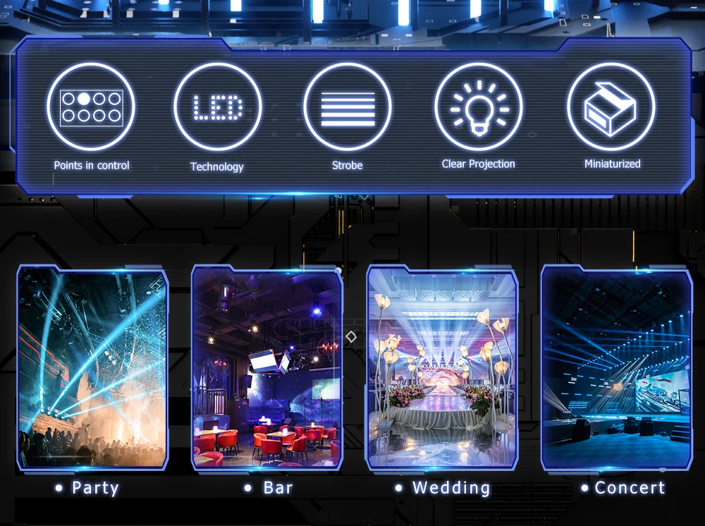 Mini LED 8X6W/9x10W Spider Light RGBW DMX512 Spider Moving Head Beam Light Used In DJ Disco Bar KTV Stage Lighting SHEHDS