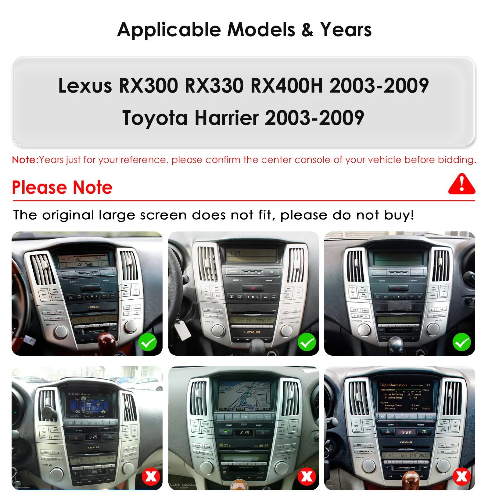 Hizpo 9" Android Car Radio For Lexus RX300 RX330 RX350 RX400H 2003-2009 Auto Stereo Multimedia Player GPS Navigation Carplay DSP