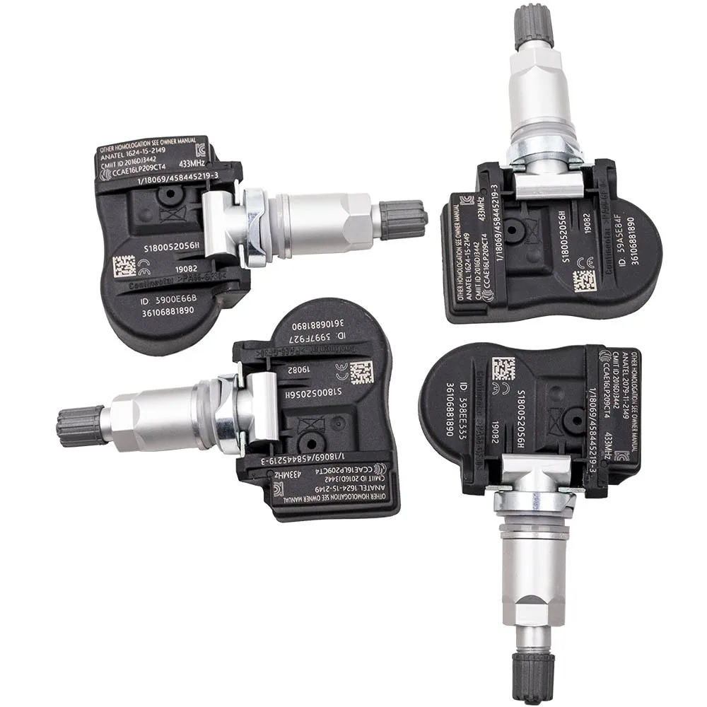 4pcs Tyre Pressure Sensors for BMW F20 F22 F30 F32 X1 F48 X2 F49 X5 36106856209 36106855539