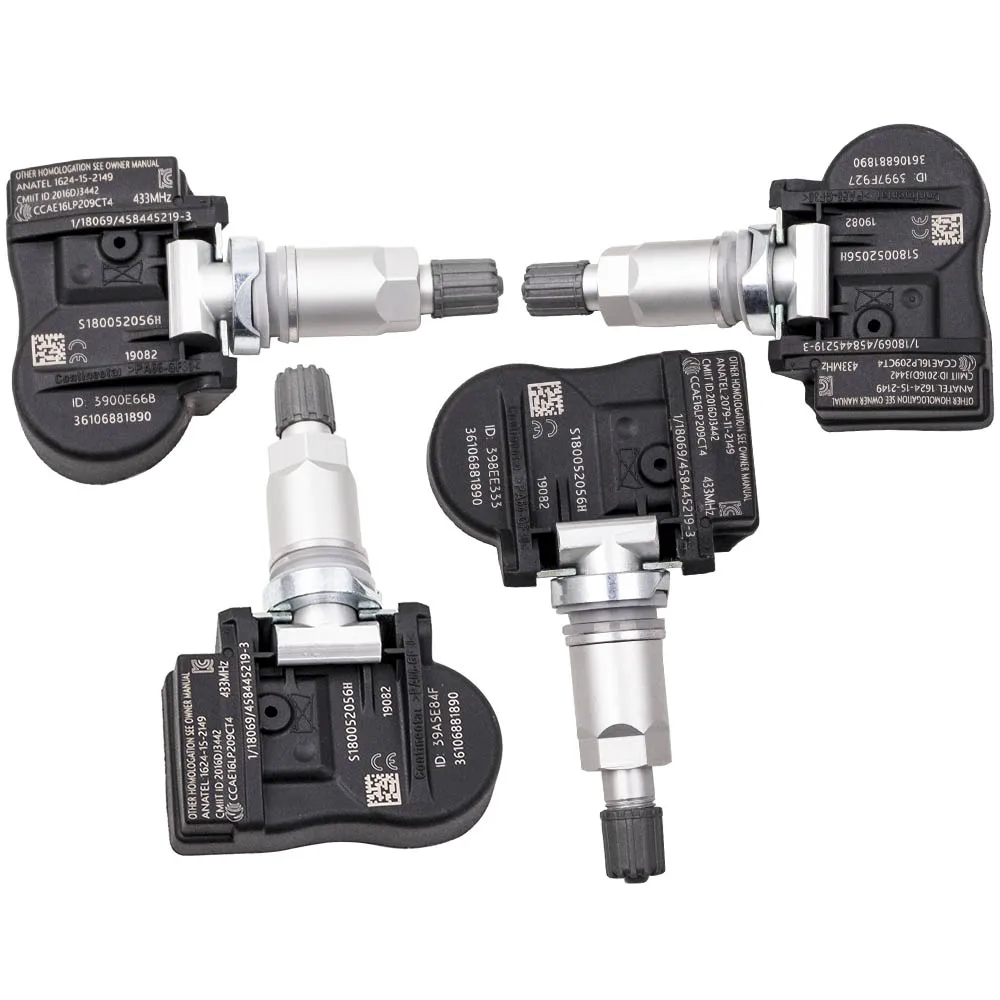 4pcs Tyre Pressure Sensors for BMW F20 F22 F30 F32 X1 F48 X2 F49 X5 36106856209 36106855539