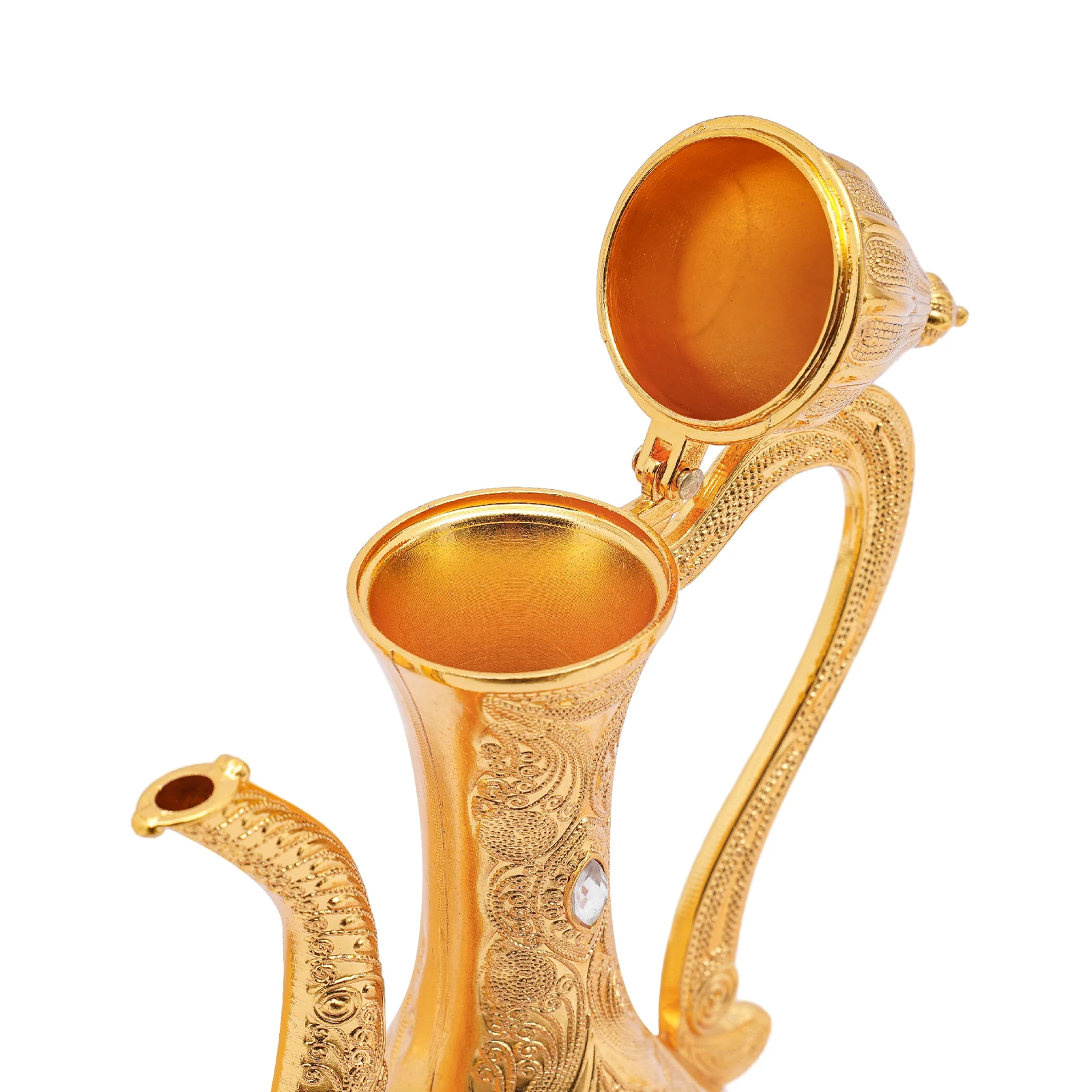 1 Teapot 6 Teacups with Tray European Tea Service Set Zinc Alloy Drinkware Afternoon Tea Party