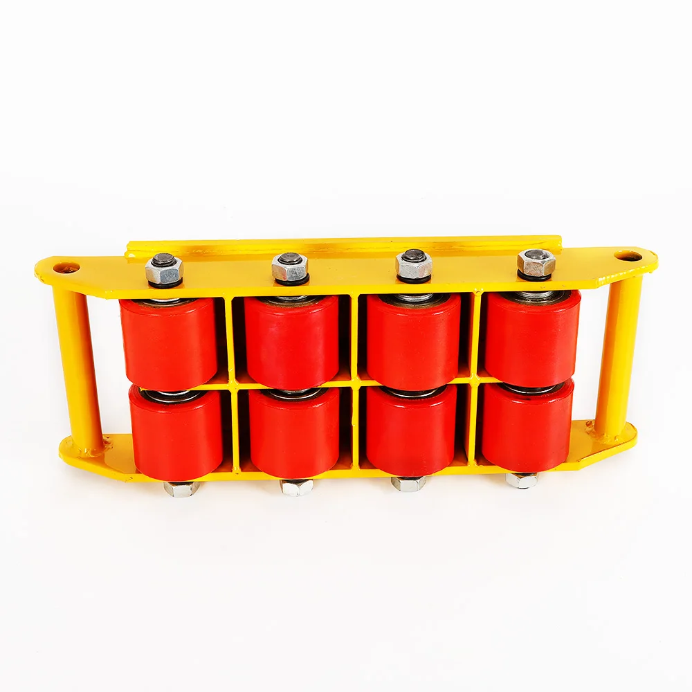 6/8/12 Ton Machinery Roller Mover Machine Dolly Skate Cargo Trolley Heavy Duty
