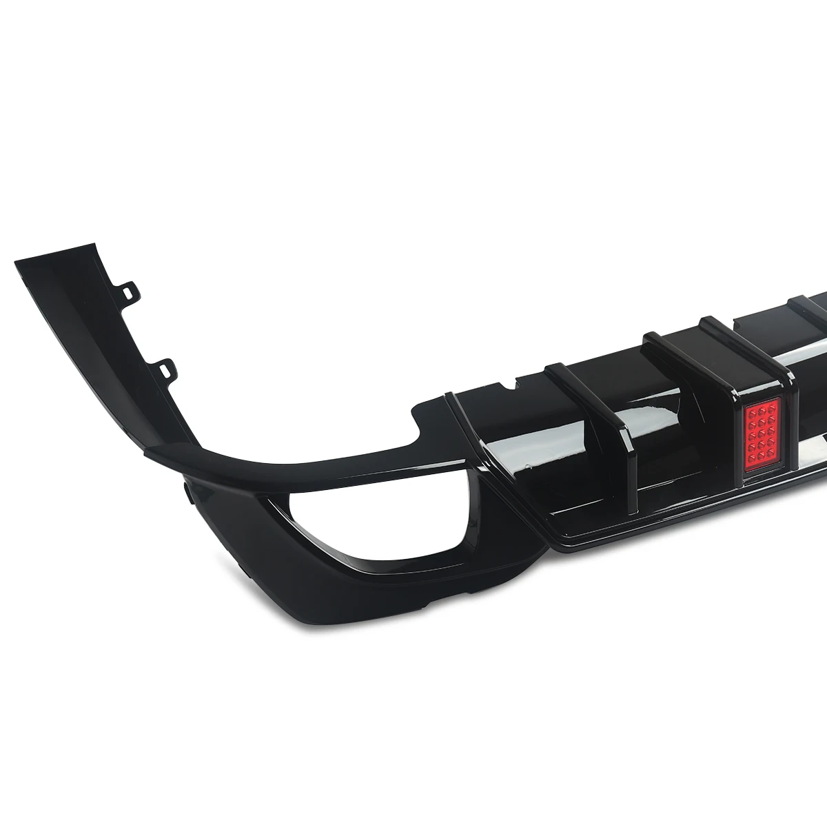 MagicKit For BMW 3Ser G20 G21 M Sport 2019-21 Competitive &Lamp Style Rear Diffuser Black