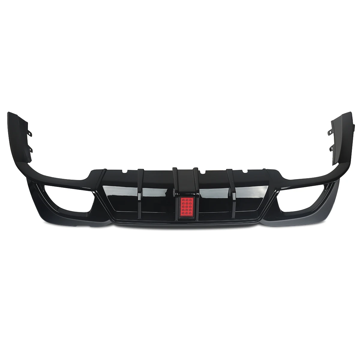 MagicKit For BMW 3Ser G20 G21 M Sport 2019-21 Competitive &Lamp Style Rear Diffuser Black