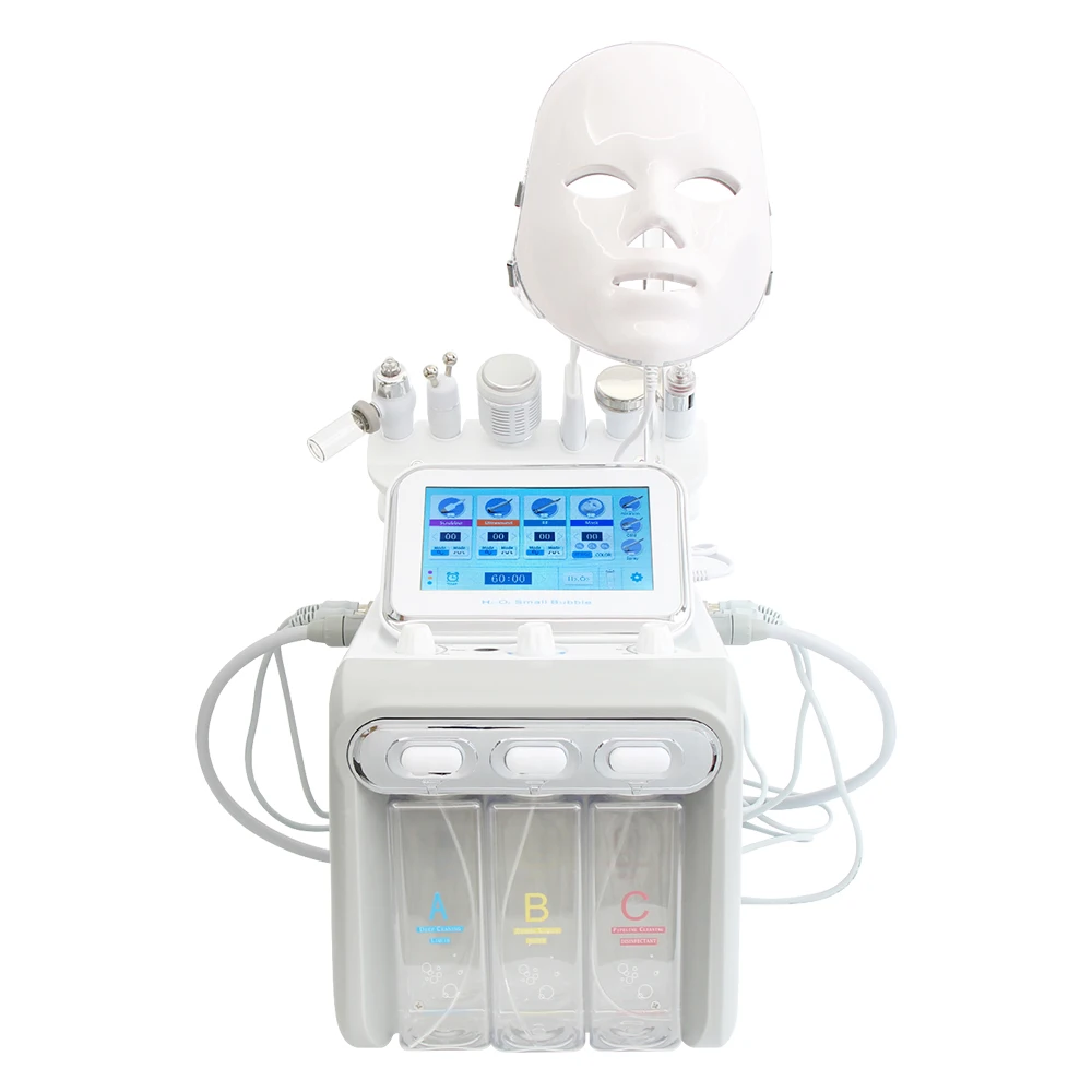 Professionl Hydro RF Bio-lifting Facial Scrub Oxygen Cleansing Lifting Microdermabrasion Beauty Machine SPA Salon device