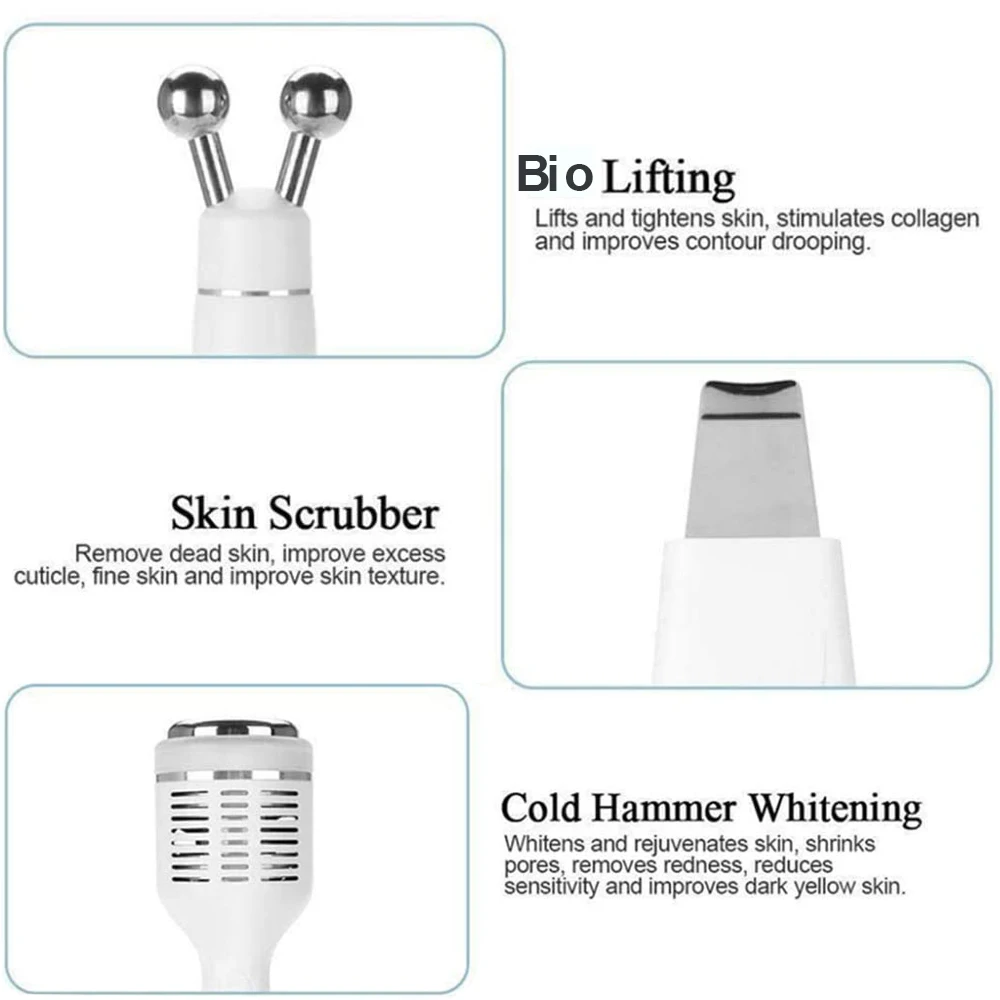 Professionl Hydro RF Bio-lifting Facial Scrub Oxygen Cleansing Lifting Microdermabrasion Beauty Machine SPA Salon device