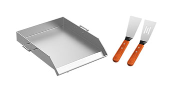 VEVOR Square Grill Plate 16x18in Stainless Steel Tripple Burner Stove Griddle Flat Top Plate for outdoor Triple Burner Stove