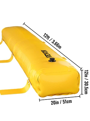 SucceBuy Flood Barrier Reusable PVC Water Soft Folding Diversion Tubes Bags Lightweight Hydro Excellent Waterproof Flood Barrier