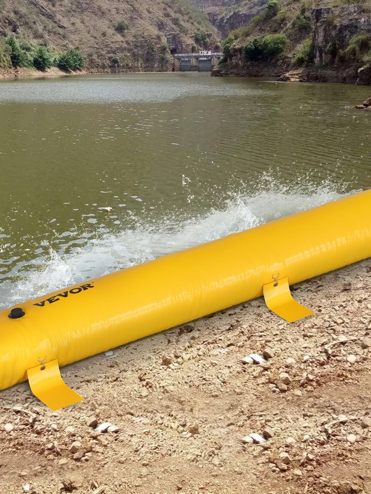 SucceBuy Flood Barrier Reusable PVC Water Soft Folding Diversion Tubes Bags Lightweight Hydro Excellent Waterproof Flood Barrier