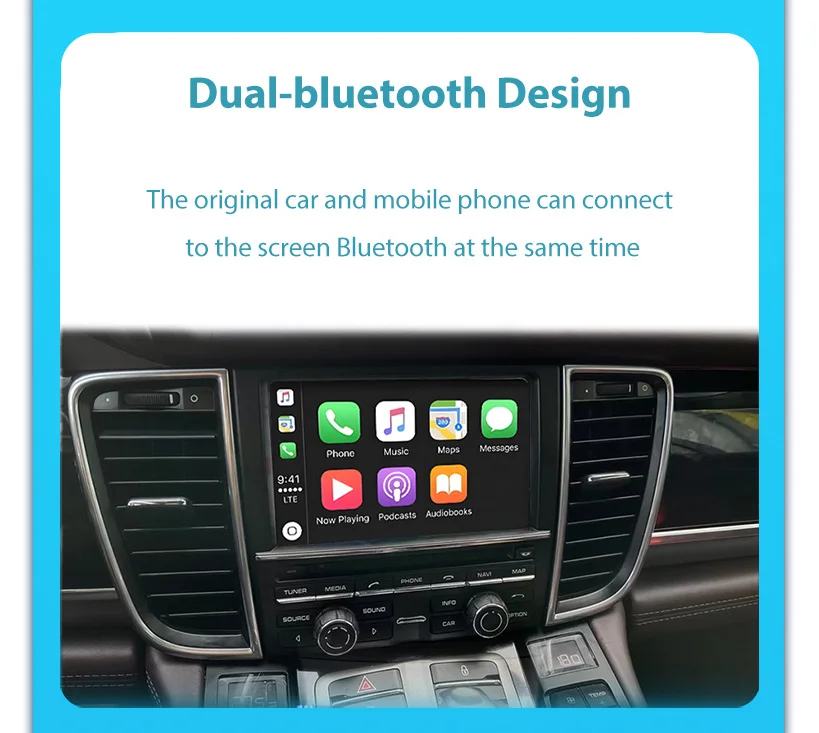 Wireless CarPlay For Porsche Panamera 2010 11 12 13 14 15 16 Years PCM 3.1 AirPlay Android Mirror Link CarPlay Function