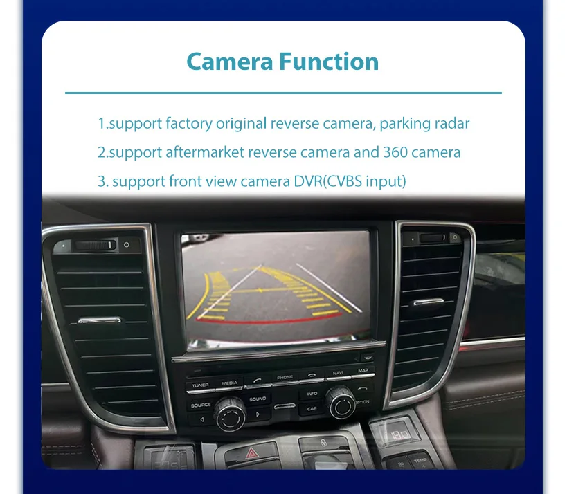 Wireless CarPlay For Porsche Panamera 2010 11 12 13 14 15 16 Years PCM 3.1 AirPlay Android Mirror Link CarPlay Function