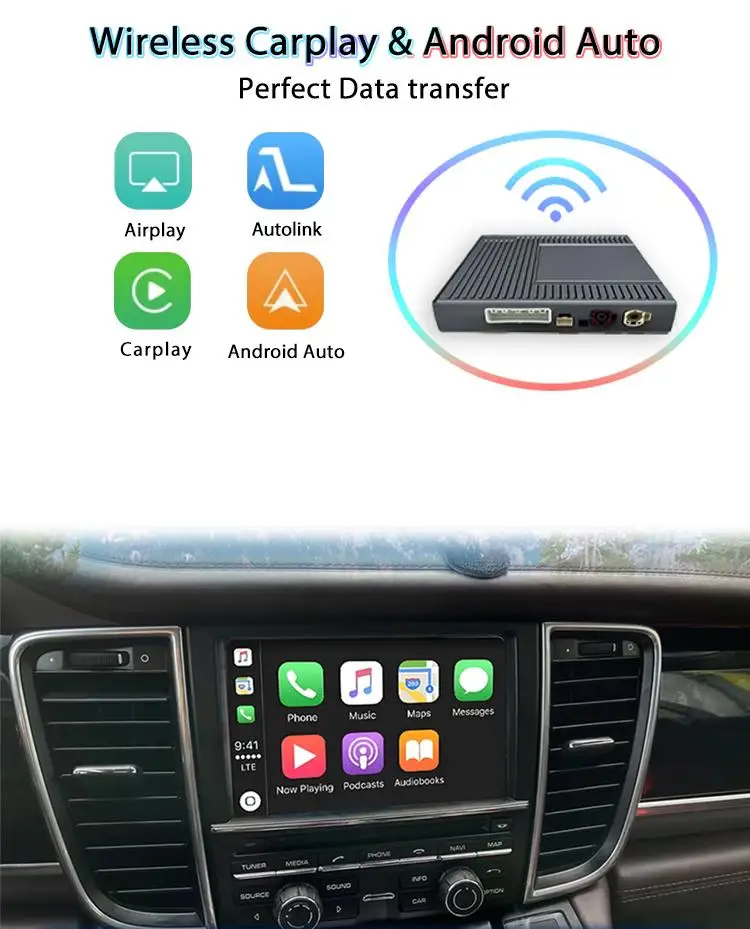 Wireless CarPlay For Porsche Panamera 2010 11 12 13 14 15 16 Years PCM 3.1 AirPlay Android Mirror Link CarPlay Function