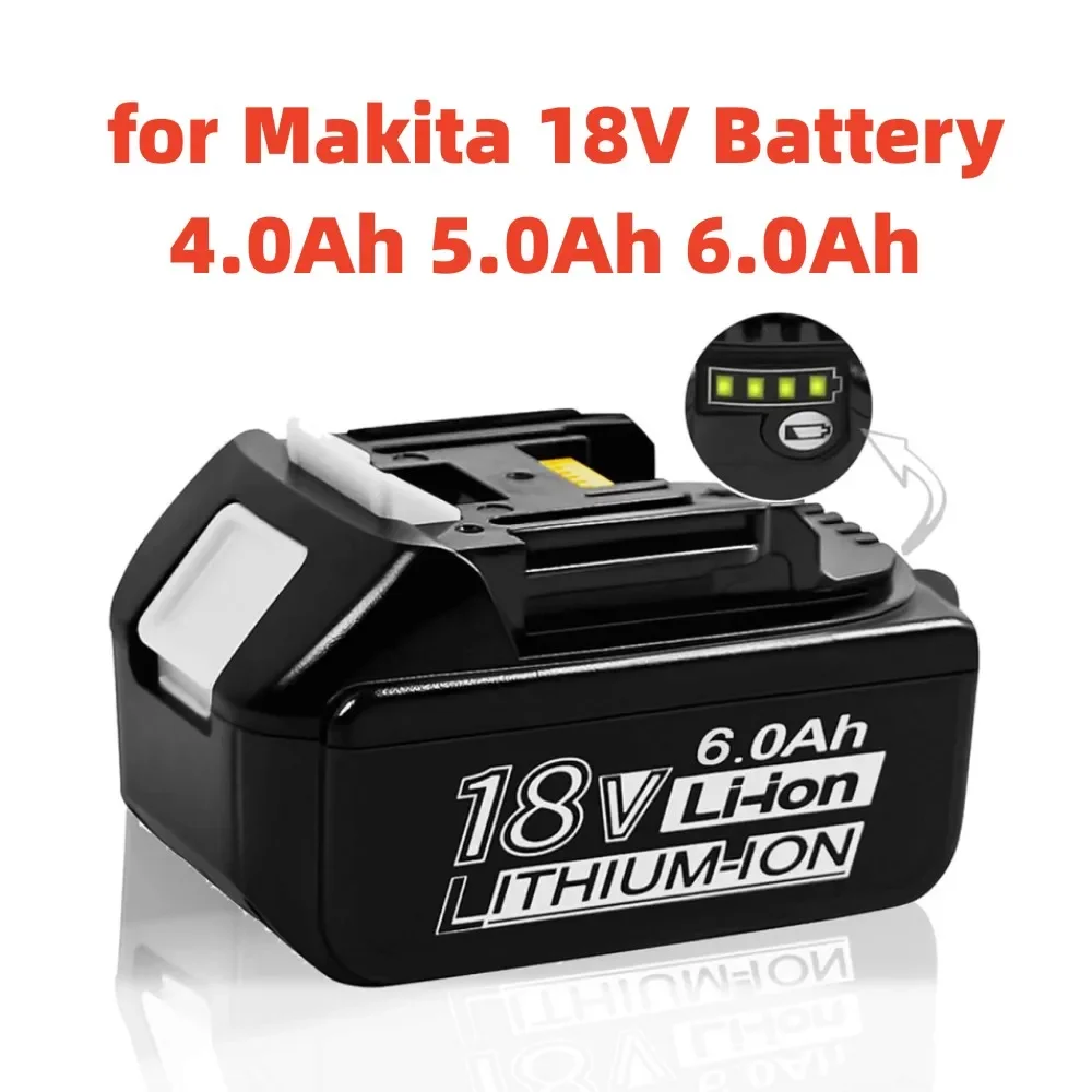 6000mAh for Makita 18V Battery Rechargeable Power Tools Battery 18V makita with LED Li-ion Replacement LXT BL1830 BL1860 BL1850