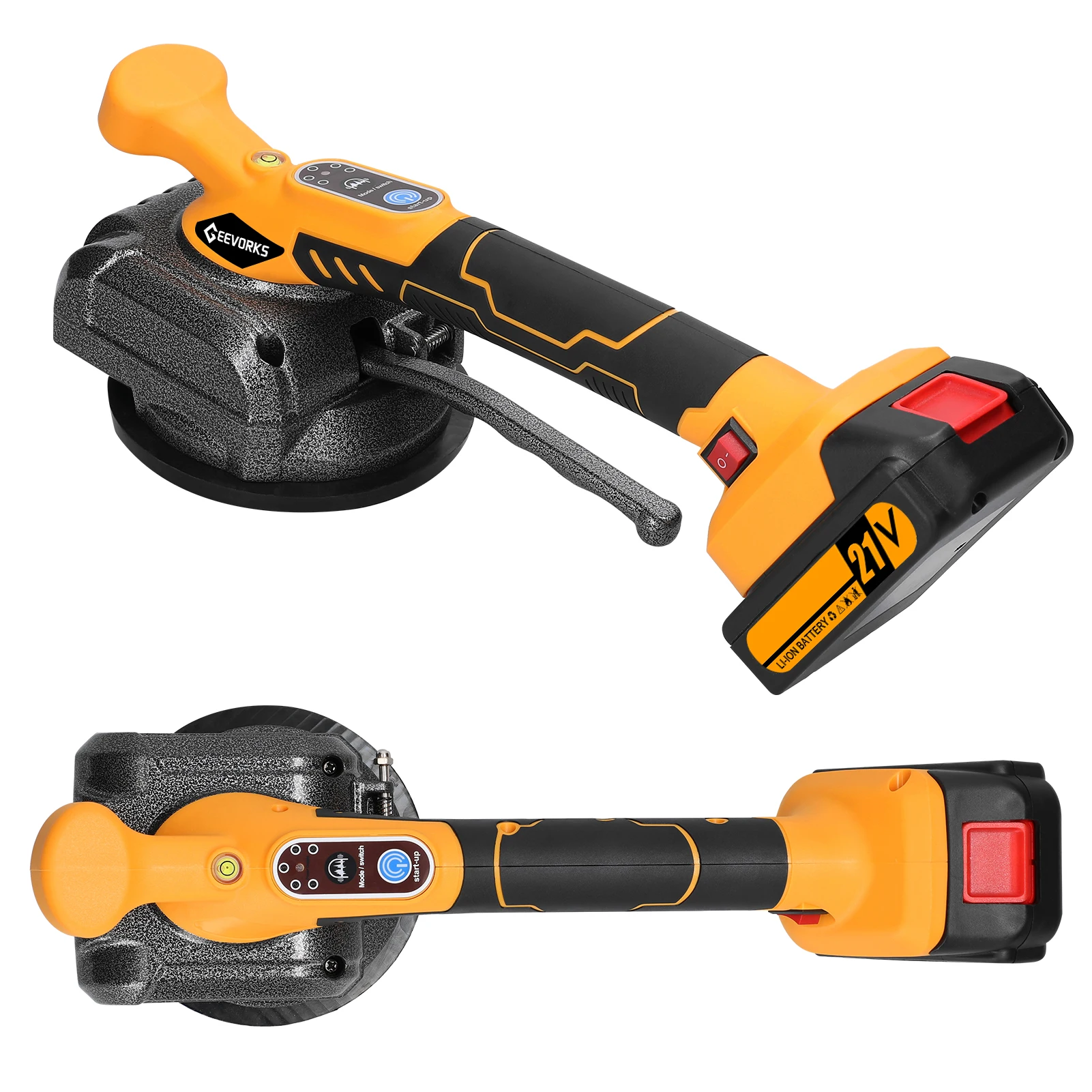 21V Automatic Tile Tiling Machine High Loading Capacity Wall Floor Tiles Laying Vibrating Tool Handheld Tile Leveller