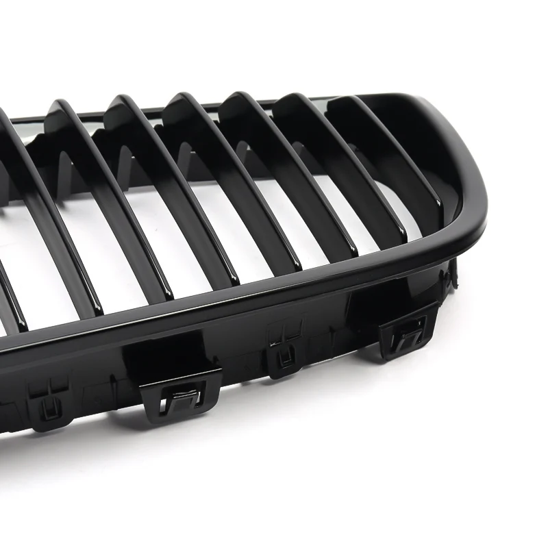 MagicKit Car Racing Grill Fit For BMW F20 F21 LCI 1 Series 1 Pair Front Kidney Grille 2011 2012 2013 2014 2015 Auto Accessories