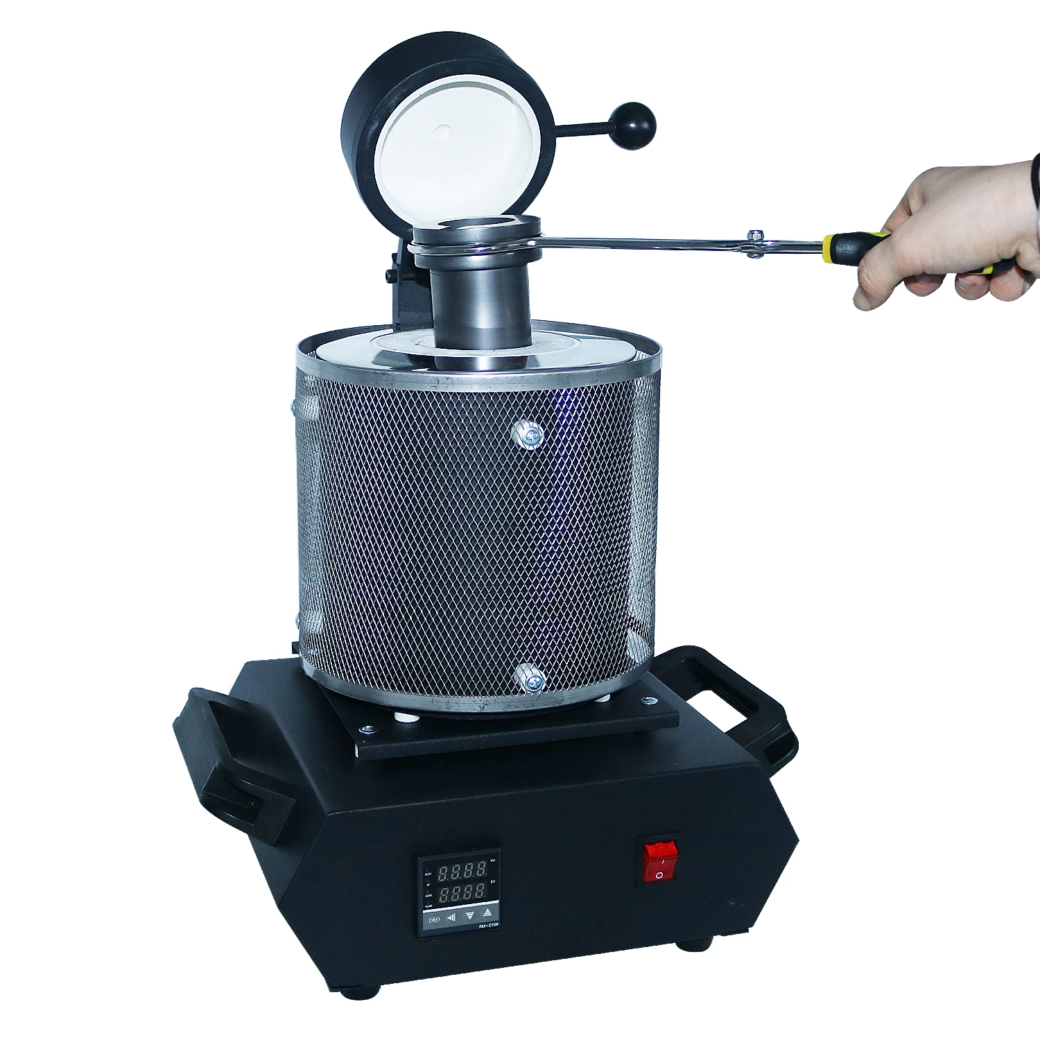 3KG Digital Gold Melting Furnace Machine Heating Capacity 2100W Refining Precious Metal Silver Jewelry Casting Tool