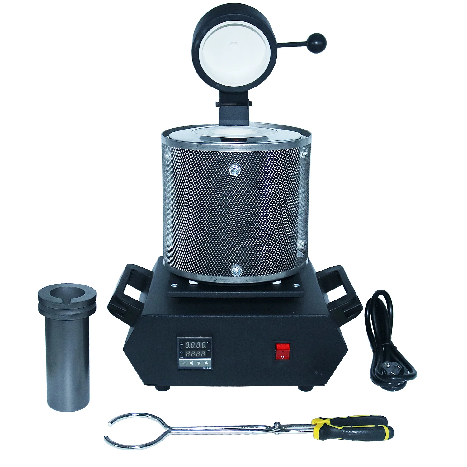 3KG Digital Gold Melting Furnace Machine Heating Capacity 2100W Refining Precious Metal Silver Jewelry Casting Tool
