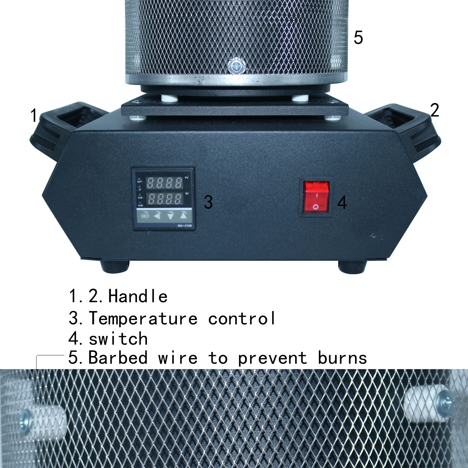 3KG Digital Gold Melting Furnace Machine Heating Capacity 2100W Refining Precious Metal Silver Jewelry Casting Tool