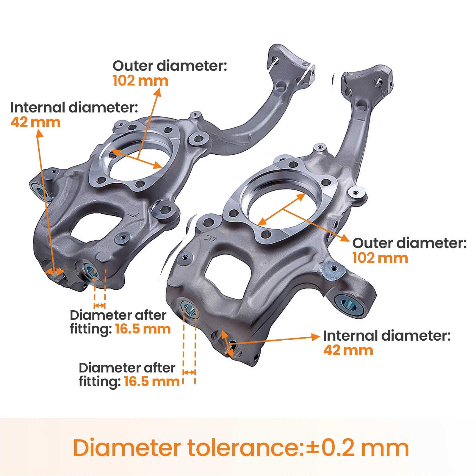 Front Right +Left Steering Wheel Suspension for AUDI A4 (B8) A5 Q5 8K0407253AB 8K0407253AA