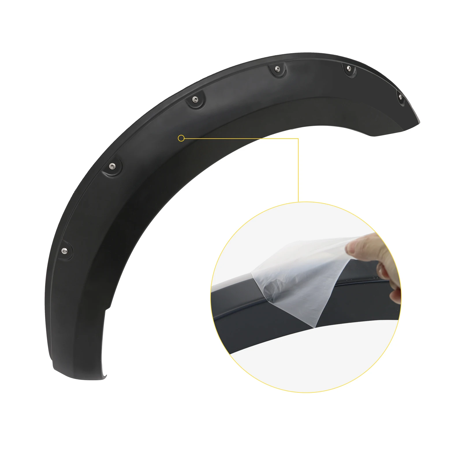 6'' Wheel Arch Extension Fender Flares for Ford Ranger Wildtrak Limited XLT XL 2015-2022 T7 T8 Models Dual Cab Mudguards