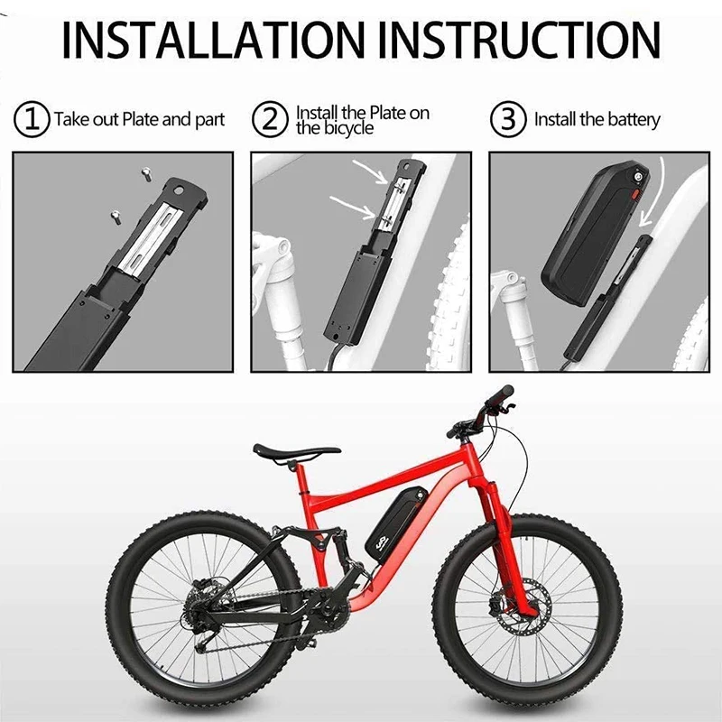 2000W 48V Electric Bike Coversion Kit 26''27.5''700C29'' Brusheless Gearless Hub Motor Wheel 20Ah Hailong Lithium Battery
