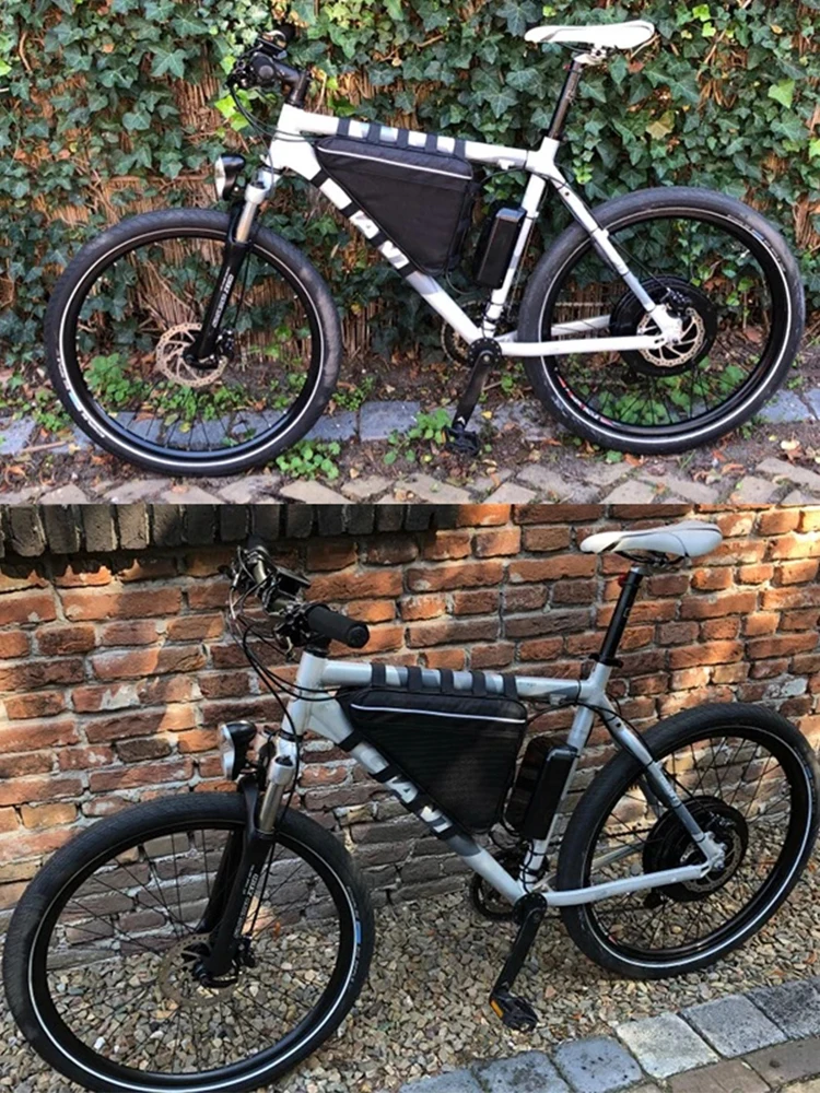 2000W 48V Electric Bike Coversion Kit 26''27.5''700C29'' Brusheless Gearless Hub Motor Wheel 20Ah Hailong Lithium Battery