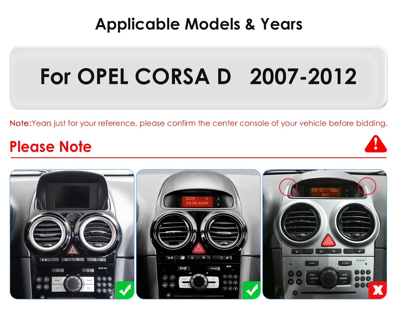 9" Hizpo 2Din Android14 Car Radio for Opel Corsa D 2007 - 2012 Hatchback Auto CarPlay 4G BT RDS DSP SWC GPS Snapdragon 6115