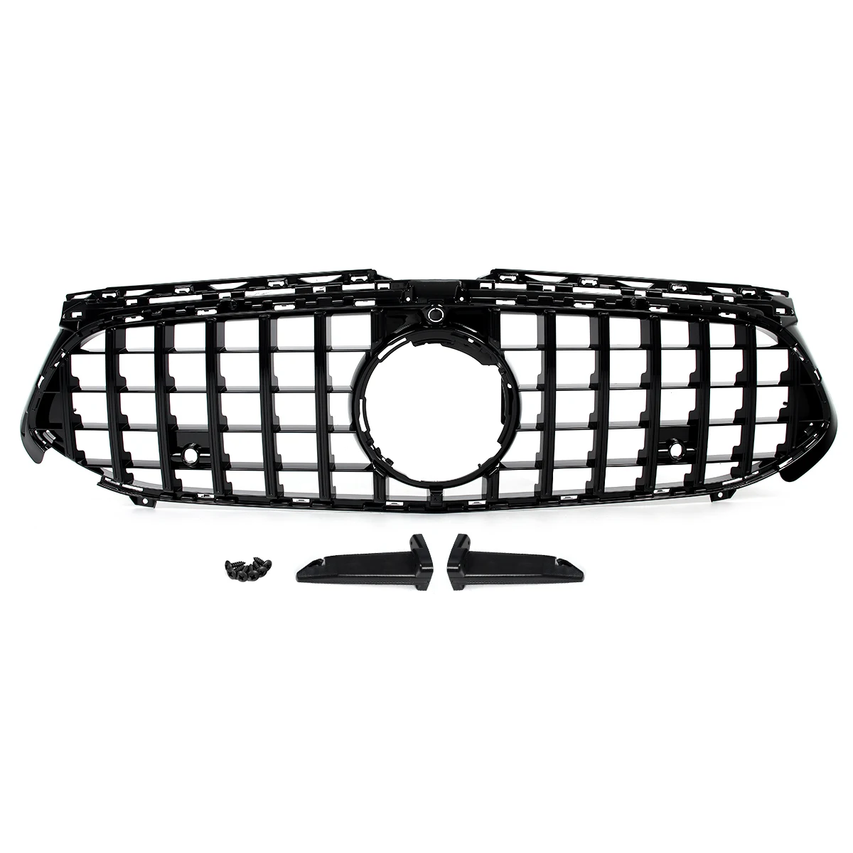 GT Style Front Bumper Grille Fits Mercedes Benz A-Class W177 AMG Line 2023-2024