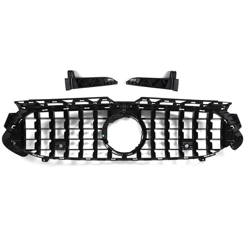 GT Style Front Bumper Grille Fits Mercedes Benz A-Class W177 AMG Line 2023-2024
