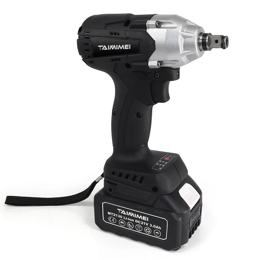 ALLSOME 1/2 in. Brushless Cordless 3-Speed Impact Wrench with 22mm Sleeve for 18V Makita Lithium Battery