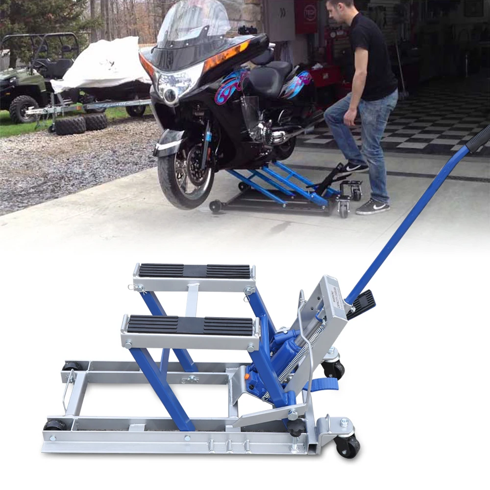 Jack 680kg Lift Mounting Stand Lift Quad Hydraulic Trestle Easels