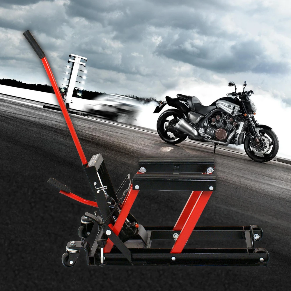 Jack 680kg Lift Mounting Stand Lift Quad Hydraulic Trestle Easels