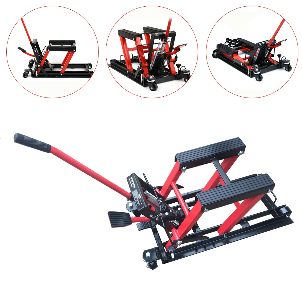 Jack 680kg Lift Mounting Stand Lift Quad Hydraulic Trestle Easels