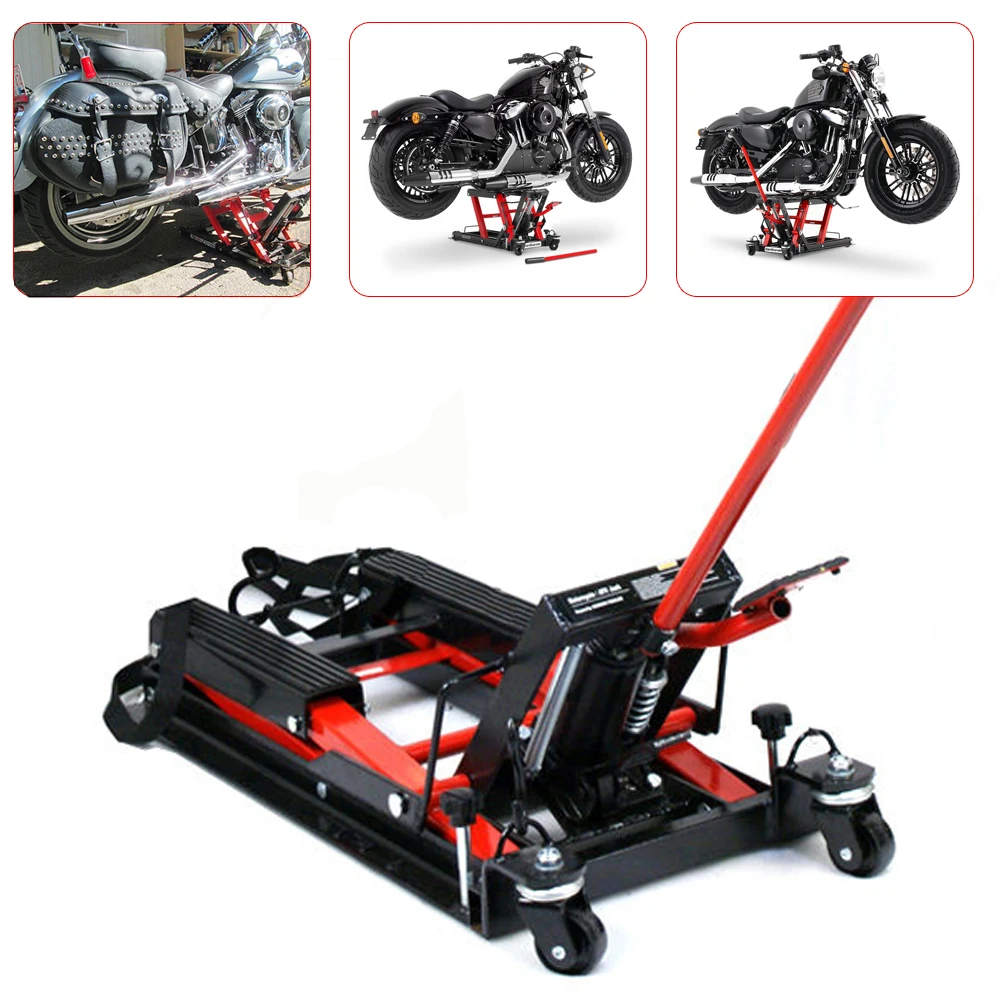 Jack 680kg Lift Mounting Stand Lift Quad Hydraulic Trestle Easels